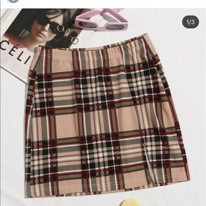 Plaid skirt